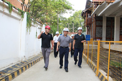 建設集團副總經理王明智深入漢中分公司檢查指導工作