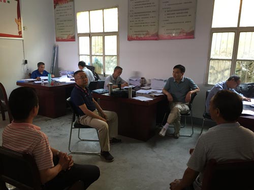 陜南公司與包聯幫扶村共商扶貧產業“大壩模式”