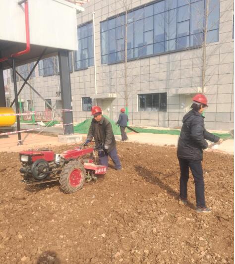 天冷心熱施工忙 陜西綠宇長安新區熱力公司項目加快進度