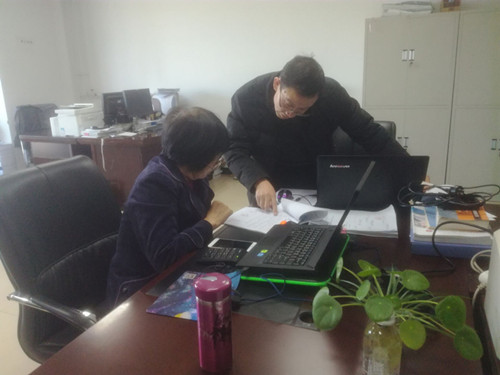 機電安裝公司小保當項目部認真做好年終結算工作