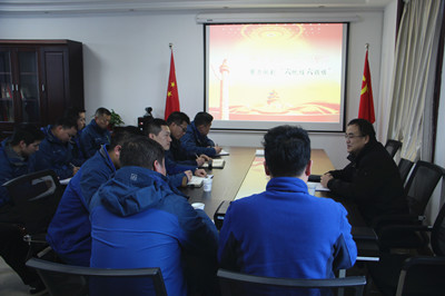 建設集團宣傳團成員深入漢中分公司深入宣講十九大精神