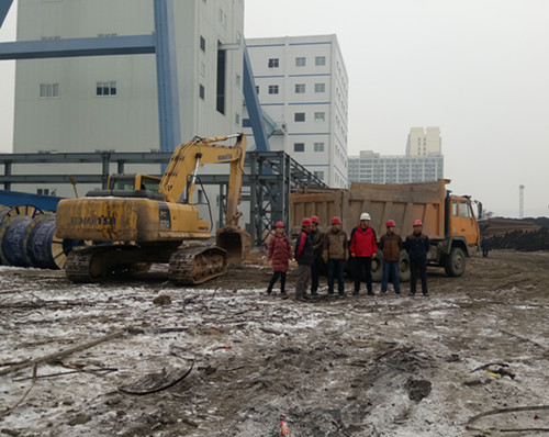 澄合分公司第三項(xiàng)目部新年首開新項(xiàng)目