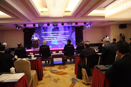 劉合理一行受邀出席阿塞拜疆跨里海貿易運輸走廊推介會