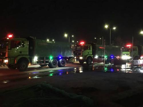 銅煤公司第五項目部全面打響藍山水岸(南區)工程建設攻堅推進戰