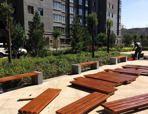 陜煤建設公司：神南華府項目二期景觀綠化順利完成