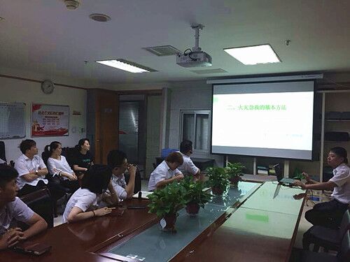 陜煤建設物資公司積極開展應急救援知識培訓