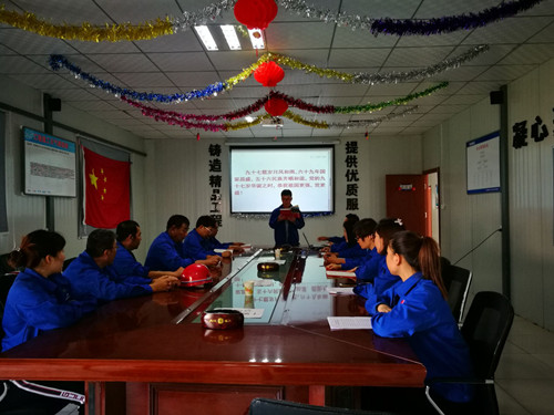 陜煤建設天工公司各基層黨支部多種形式開展慶祝建黨97周年活動