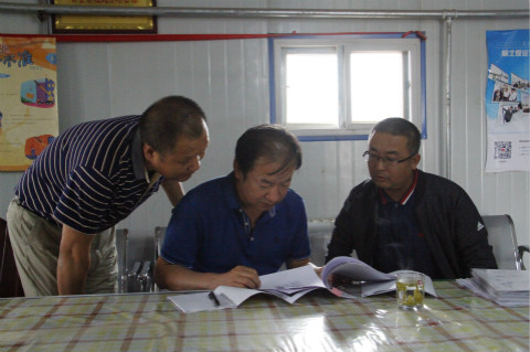 陜煤建設機電安裝公司小保當項目部迎接省煤管局安全攻堅行動檢查