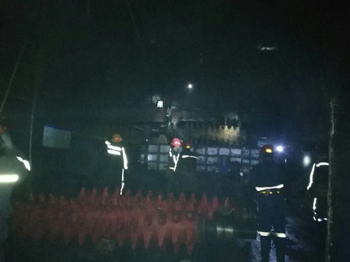 陜煤建設機電安裝公司60小時完成紅柳林順槽破碎機滾齒更換