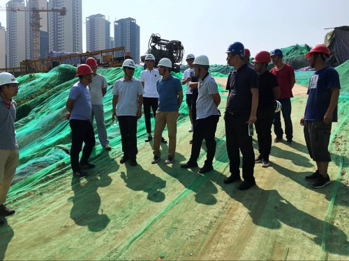 陜煤建設澄合分公司第十一項目部中科遙感項目3#、基槽順利通過驗收