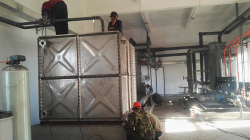 陜煤建設天工公司安裝一部大佛寺礦主副井工業場地熱力管網工程進入沖刺階段