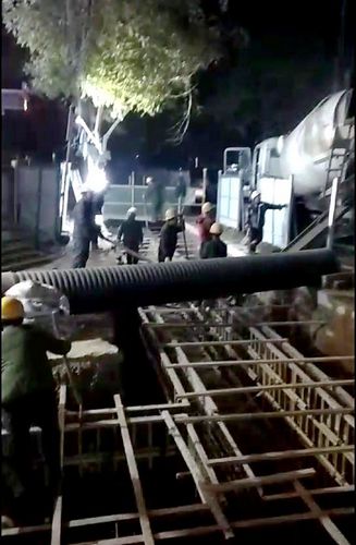 陜煤建設天工公司土建八部承建的給排水管網施工進入沖刺階段
