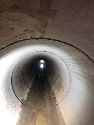 陜煤建設漢中分公司鋪鎮污水處理廠截污干管工程 頂管順利貫通