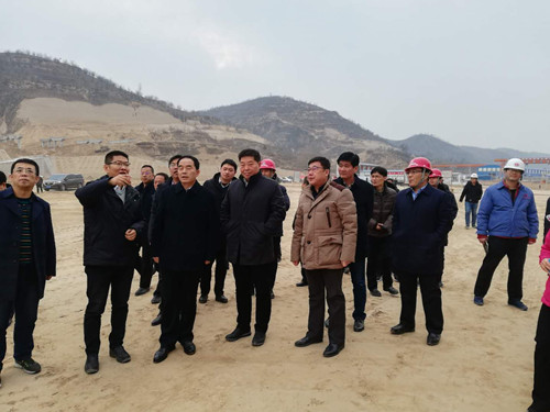 陜西省國資委、陜煤集團領導蒞臨天工公司項目檢查工作