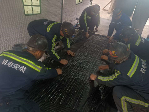 陜煤建設機電安裝公司:以施工大干熱情喜迎新年