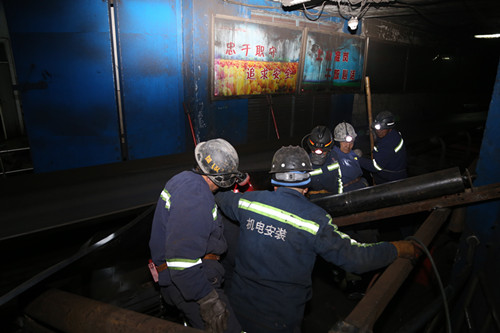 陜煤建設機電安裝公司以施工大干奏響春節檢修最美旋律