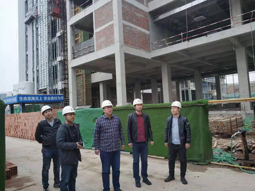 西安航天管委會領導蒞臨陜煤建設天工公司十五部檢查指導工作