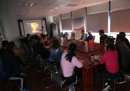 咸陽分公司第一項目部開展春季消防知識普及活動