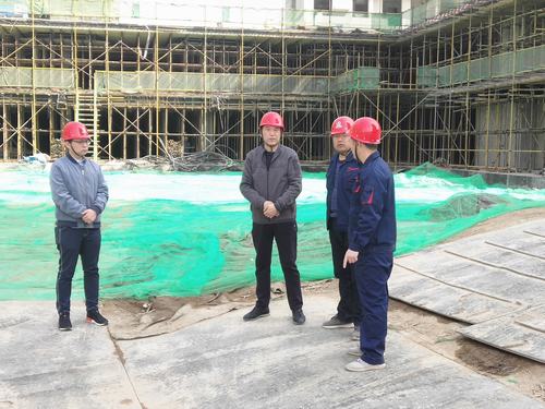 劉合理深入藍山水岸住宅項目現場指導工作