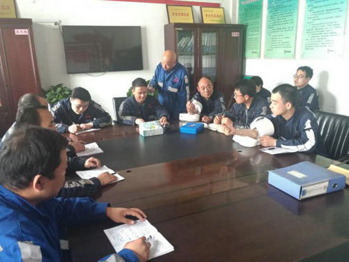 陜煤建設洗選煤運營公司洗煤廠：開好班前會彈好安全“前奏曲”