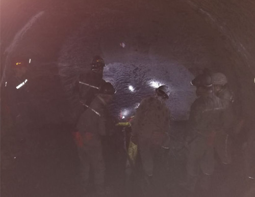 陜煤建設礦建三公司雙龍項目部順利實現雙貫通