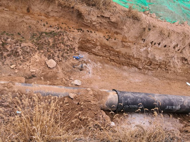 蒲白礦務局罕井家屬區居民供水管道工程 圓滿完成并投入使用