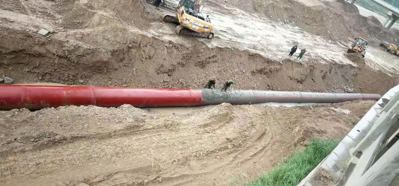 好消息!綏德縣污水管網(wǎng)工程主管道全線貫通