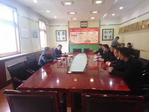 甘肅益工集團董事長郭永虎一行蒞臨陜煤建設銅煤公司考察指導工作