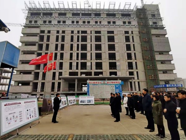 渭南市臨渭區區委書記劉寶琳一行到渭南檢法兩院項目觀摩指導工作