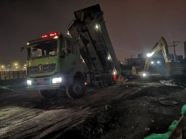 天工公司防疫復工正當時 現場施工忙不停