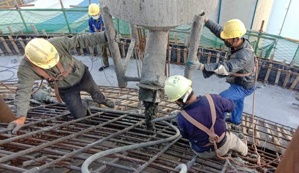 陜煤建設韓城分公司土建九項目部迅速掀起施工熱潮