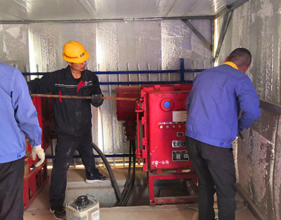 陜煤建設礦建三公司崔木項目部進行春季電氣預防性試驗