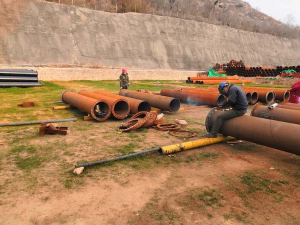 陜煤建設(shè)韓城分公司安裝一項目部“工程進(jìn)度”和“疫情防控”一個都不能少