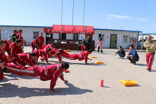 陜煤建設機電安裝公司曹家灘項目部:“我們的節日”這樣過