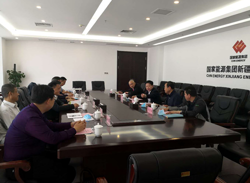 王明智一行赴新疆考察項目洽談合作