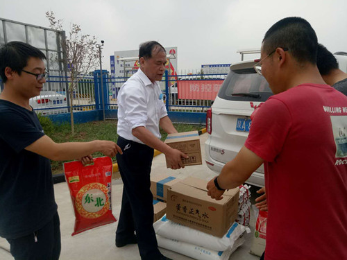 陜煤建設天工公司：中儲糧項目滑模忙，領導關懷送一線