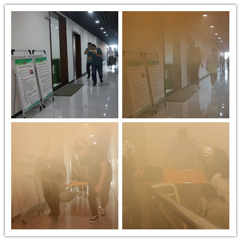 陜煤建設(shè)物資公司消防火災(zāi)應(yīng)急演練不馬虎