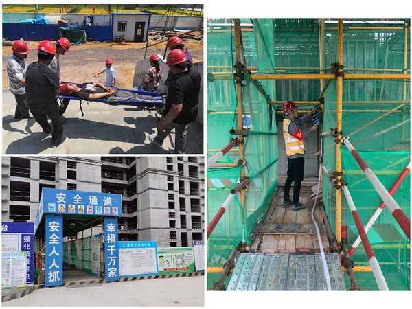 陜煤建設天工公司施工前沿“降溫+防汛”保駕護航安全生產