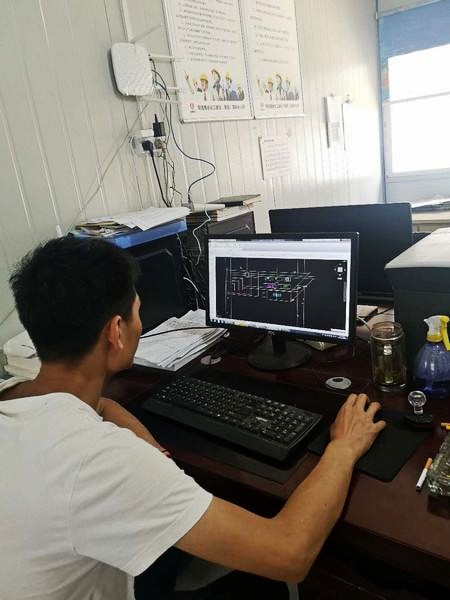 陜煤建設渭南分公司第一項目部有這樣一群年輕的奮斗者