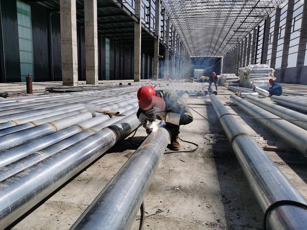 陜煤建設韓城分公司安裝六項目部開啟“戰斗”模式全力追趕工程進度