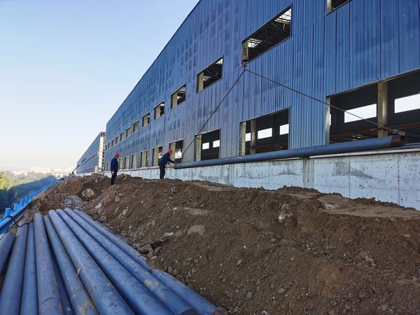 陜煤建設韓城分公司安裝六項目部全力施工確保工程如期履約