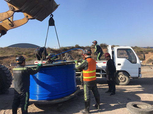 陜煤建設(shè)機(jī)電安裝公司：迎雪奮戰(zhàn)忙施工