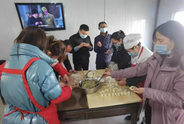 陜煤建設各單位冬至活動暖人心