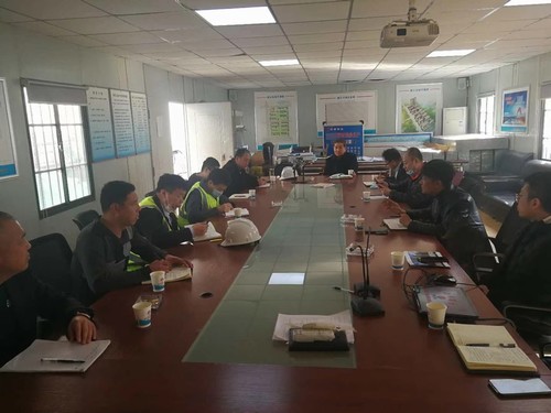 陜煤建設公司秦美公司加快藍山水岸項目進程