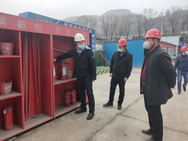 陜煤建設澄合分公司第三項目部擼起袖子加油干 復工復產不負春