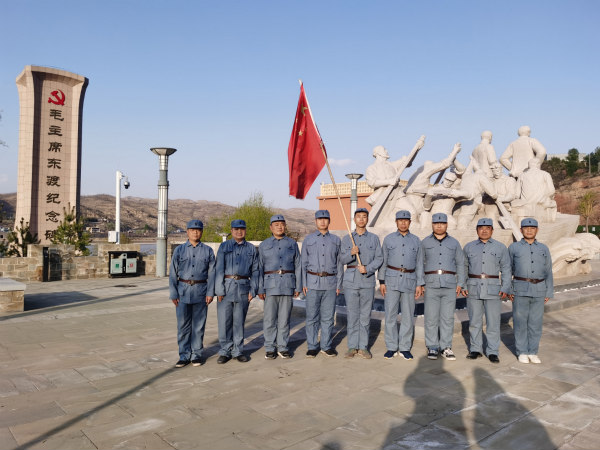 陜煤建設漢中分公司第六項目部赴毛主席東渡黃河紀念館參觀學習