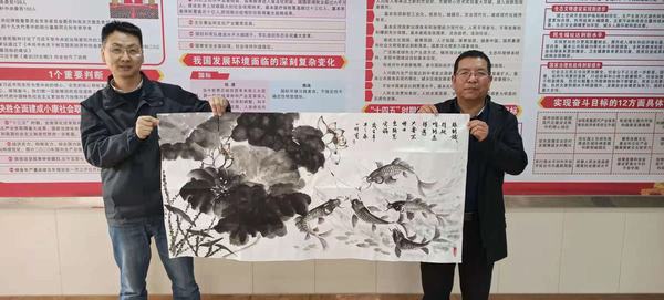 水墨書畫弘揚清廉正氣