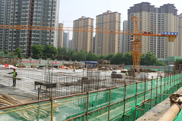 陜煤建設智慧泊車BOT項目釣臺廣場地下停車場建設取得階段性成效