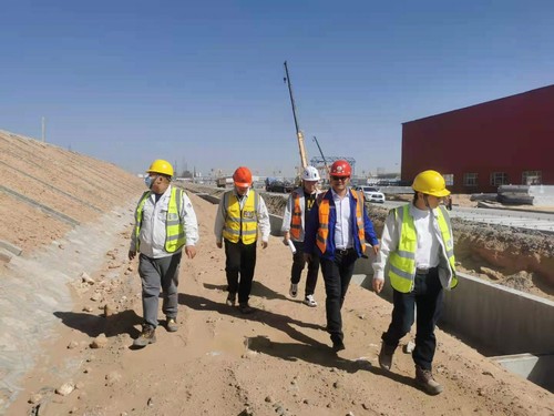 陜煤建設路橋分公司承建的榆林化學項目廠內鐵路附屬工程通過交工驗收