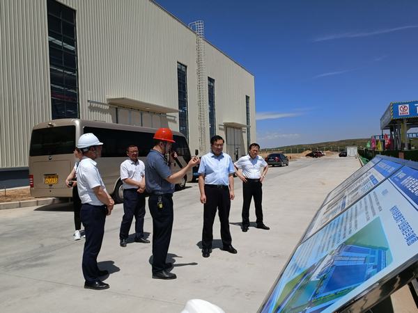 陜西省發展和改革委員會領導蒞臨杭蕭綠色鋼結構產業制造基地項目調研指導工作